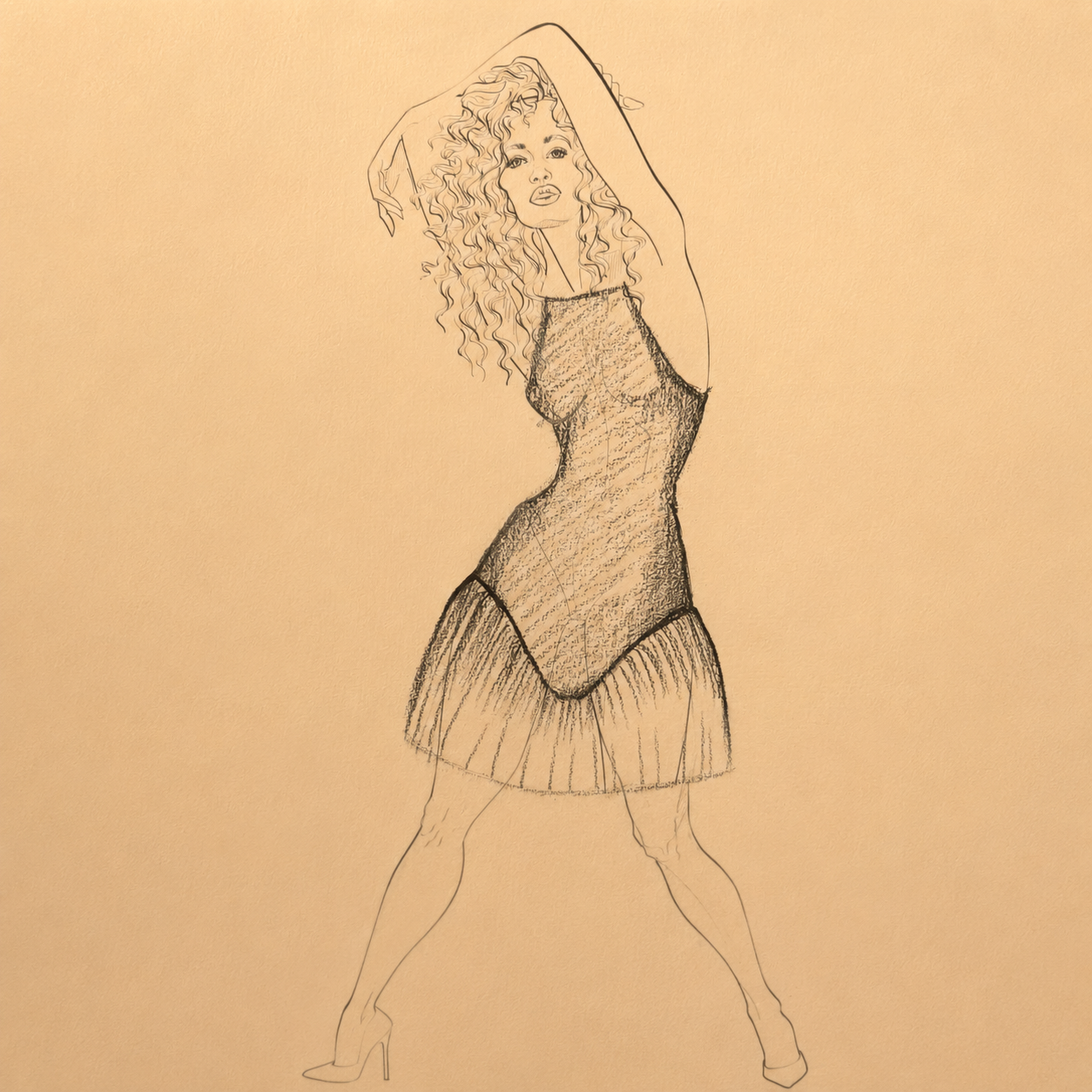 Original sketch for Golden fog.