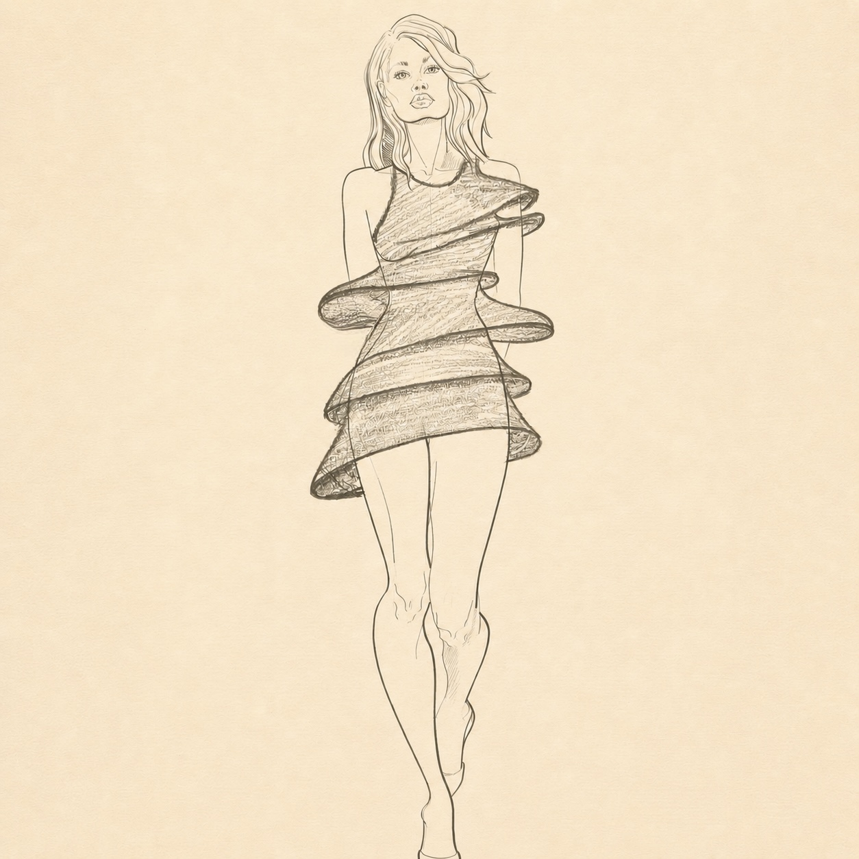 Original sketch for Perfect error.
